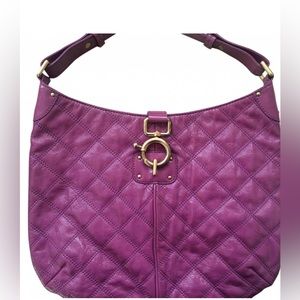 J. Crew Patent Hobo in Fiesta Purple